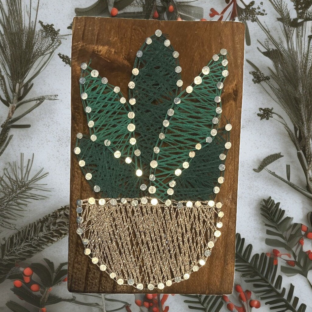 Roślina - Obraz String Art image 0