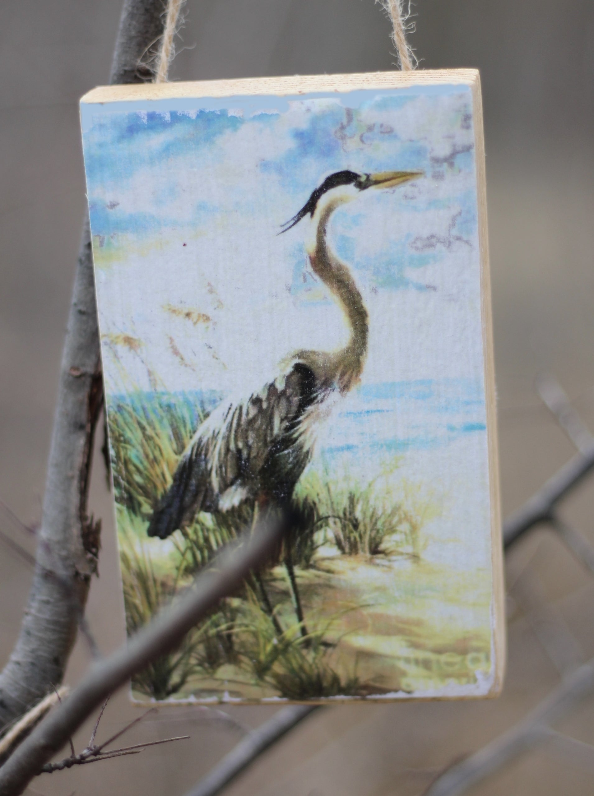 Obraz na desce - czapla image 0