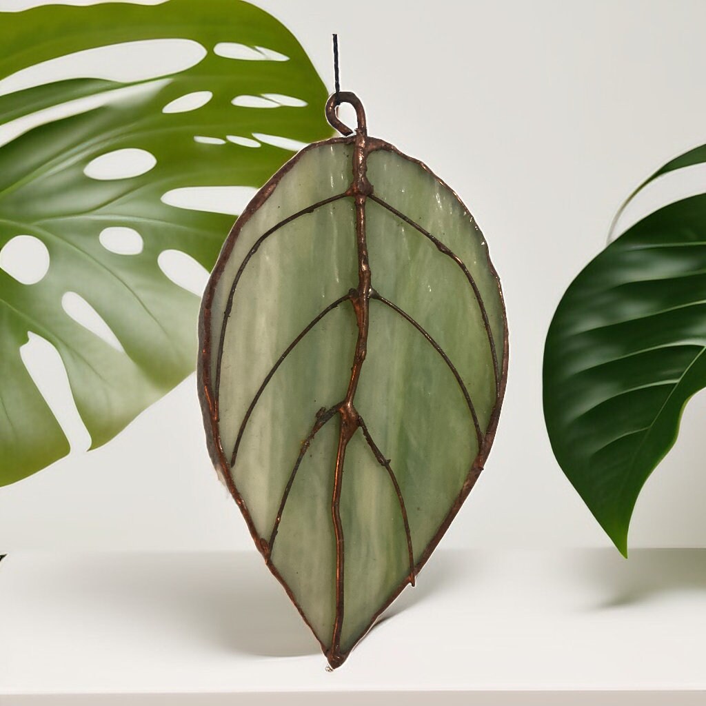 Liść - witraż image 0